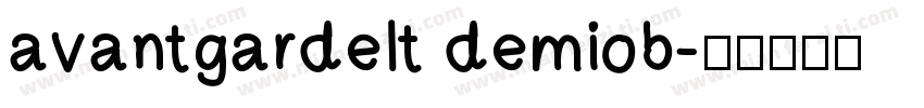 avantgardelt demiob字体转换